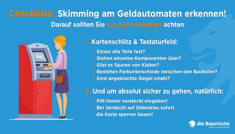 die Bayerische Skimmingschutz Checkliste