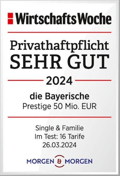 WiWo MM Privathaftpflicht die Bayerische 2024