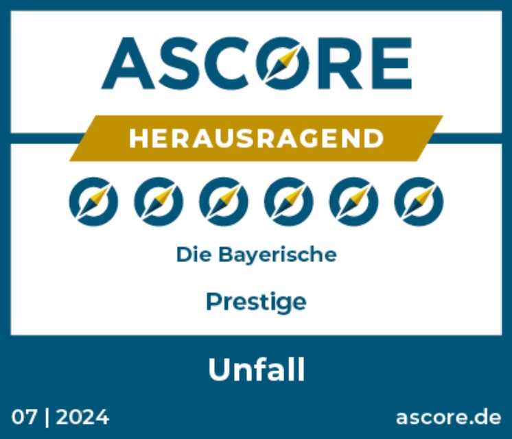 ASCORE Siegel Unfallversicherung Prestige (bis 06/2025)