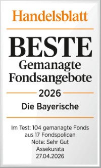 Handelsblatt-Siegel Beste gemanagte Fondsangebote 2026 die Bayerische
