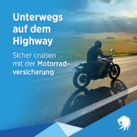 Motorradversicherung - Banner