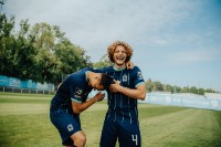 Zwei Spieler des TSV 1860 München: Zwarts und Verlaat
