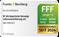 Auszeichnung Franke und Bornberg Berufsunfähigkeitsversicherung SBU PROTECT