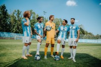 Mehrere Spieler des TSV 1860: Verlaat, Frey, Hiller, Zejnullahu, Schroeter