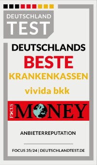 Siegel vivida bkk Deutschlands beste Krankenkassen