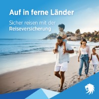 Reiseversicherung - Banner
