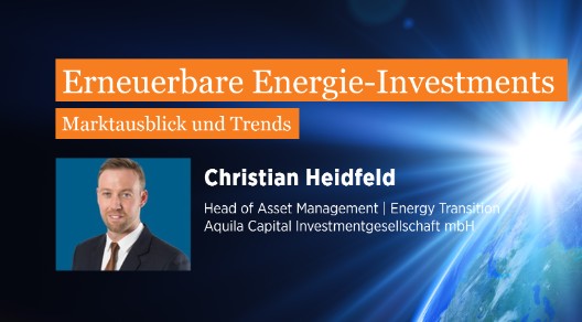 Christian Heidfeld mit dem Vortrag "Erneuerbare Energie-Investments"