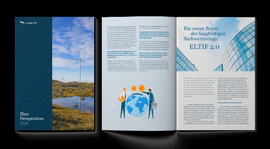 Ausschnitt des Jahresmagazins Blue Perspectives Ausschnitt des Jahresmagazins Blue Perspectives