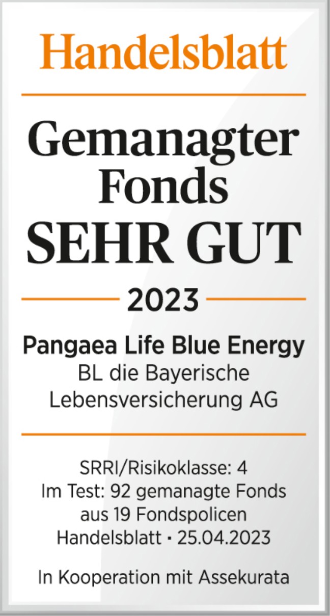 Blue Invest mit nachhaltigen Fonds