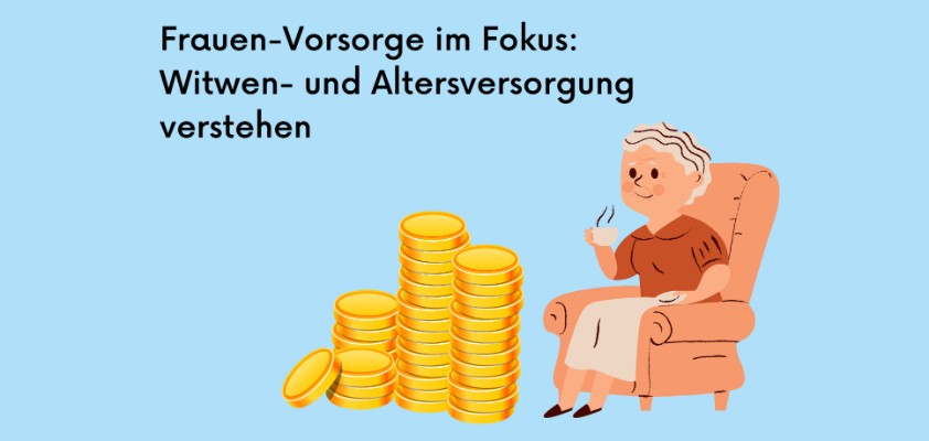 Podcast Titelbild zum Thema "Witwenvorsorge"