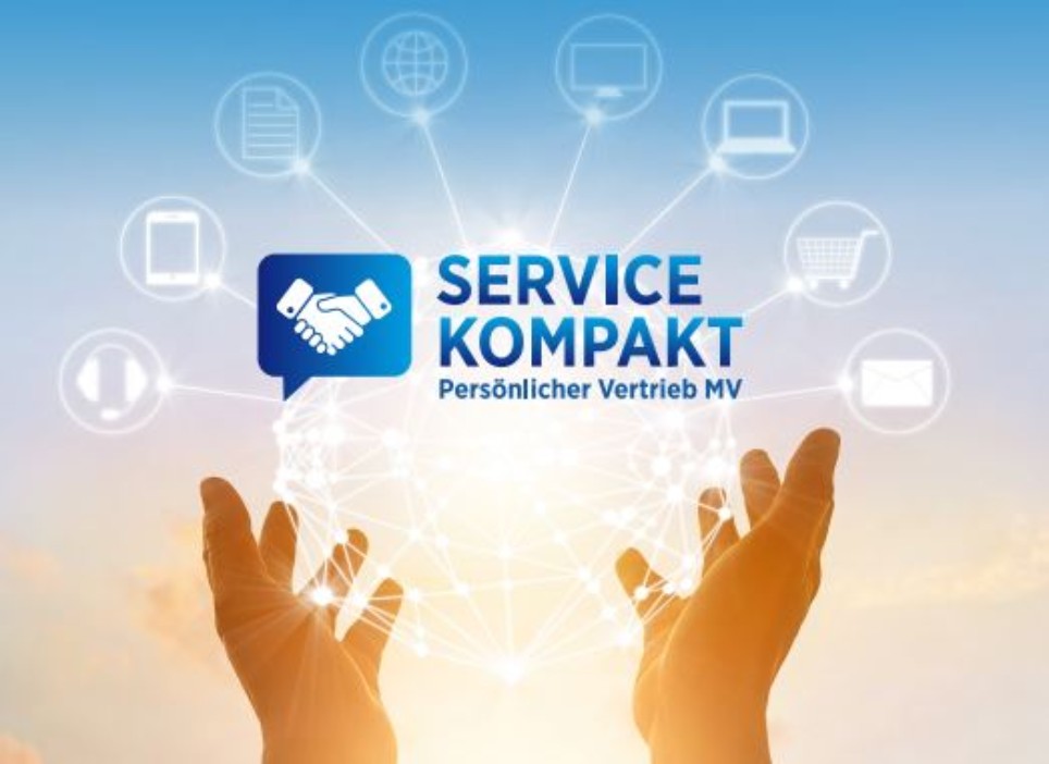 Titelbild der Broschüre Service Kompakt für den Maklervertrieb