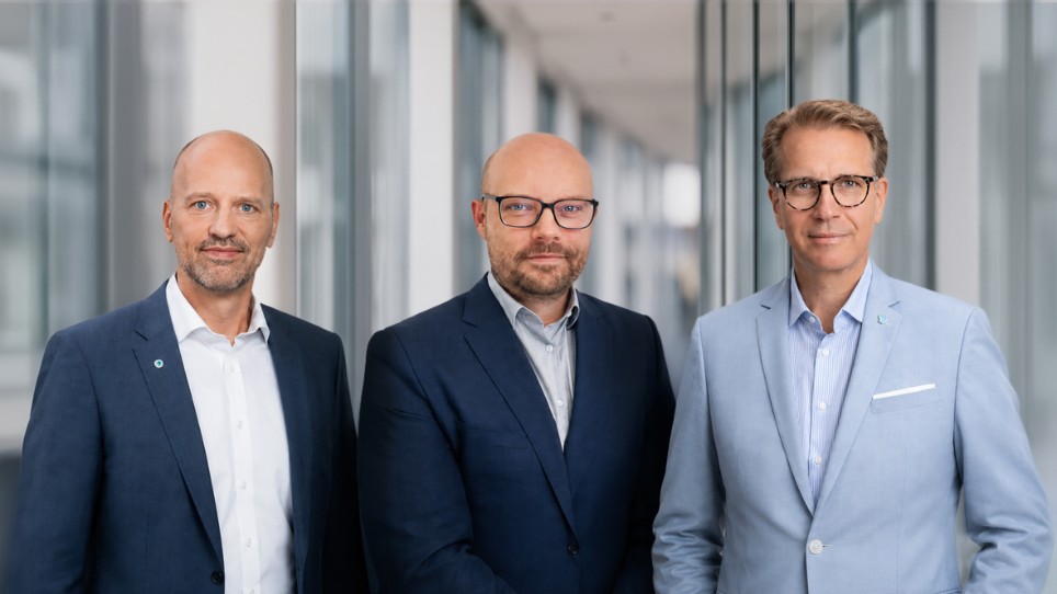 Joachim Zech, Philipp Langendörfer und Martin Gräfer