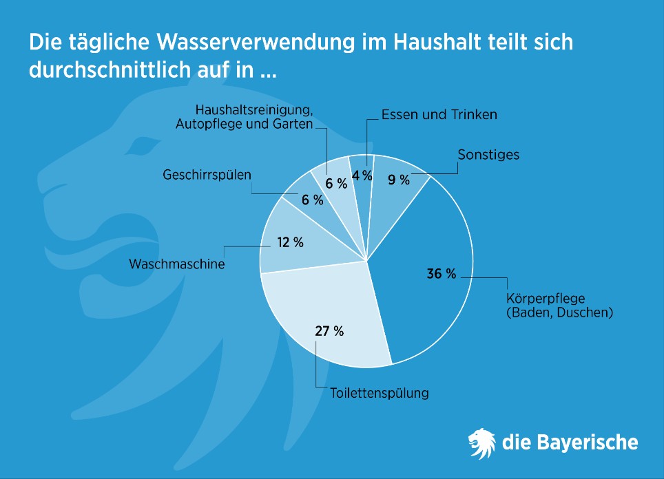 Ratgeber Grafik Täglicher Wasserverbrauch