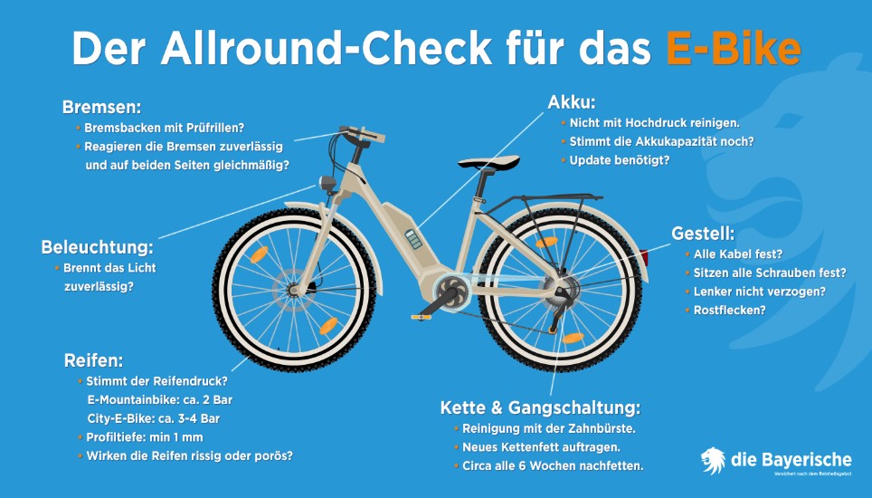 Ratgeber Grafik Allround-Check fürs E-Bike Ratgeber Grafik Allround-Check fürs E-Bike
