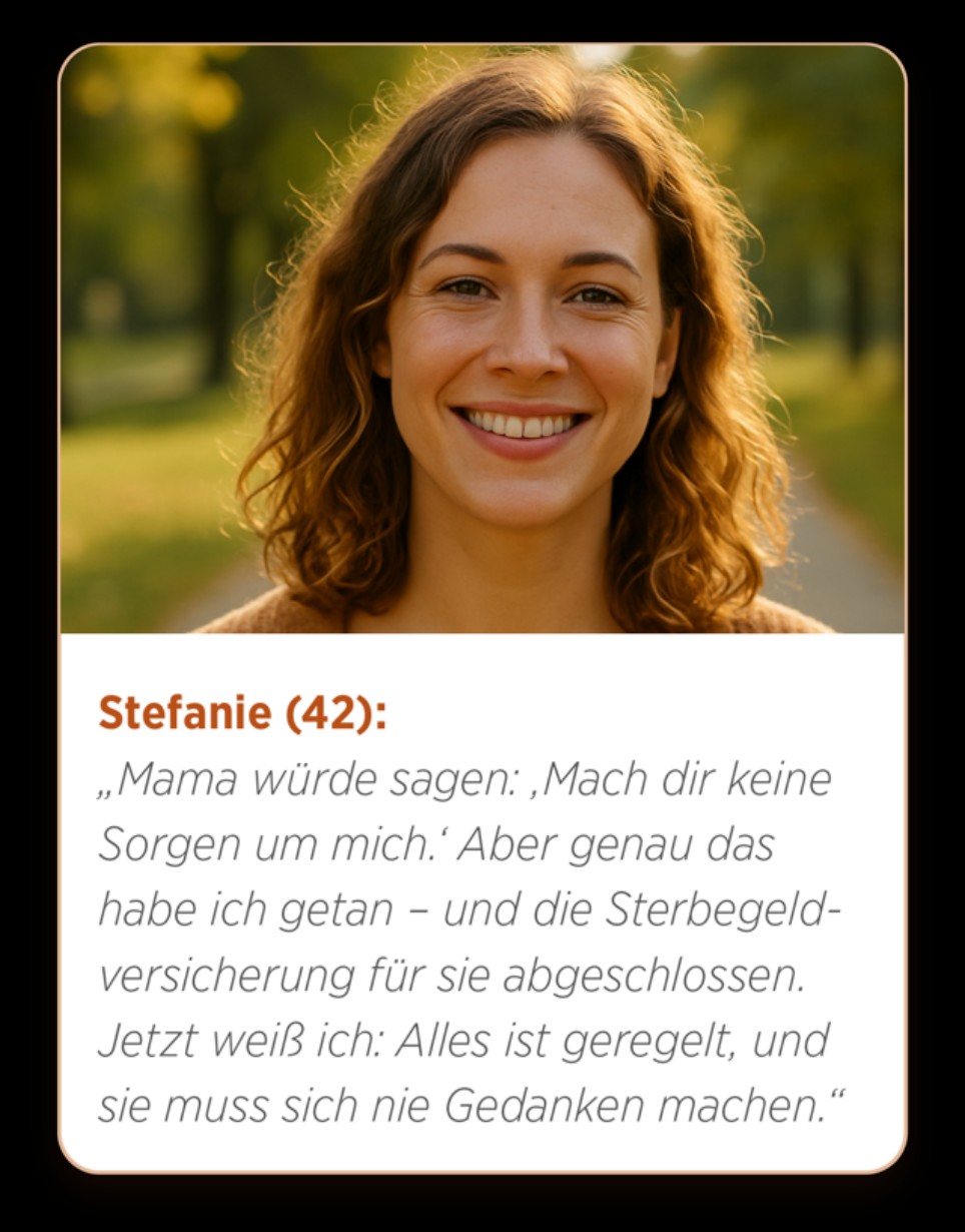 Eine jüngere Frau lächelt in die Kamera Eine jüngere Frau lächelt in die Kamera