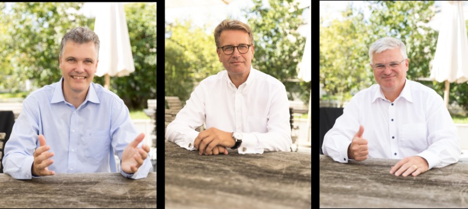 Die Vorstände der Bayerischen (v.l.n.r.): Dr. Herbert Schneidemann, Martin Gräfer, Thomas Heigl