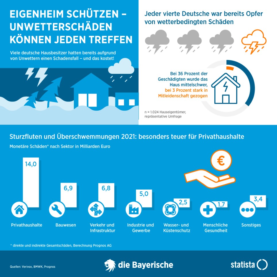 Infografik zum Thema Elementarschäden Infografik zum Thema Elementarschäden