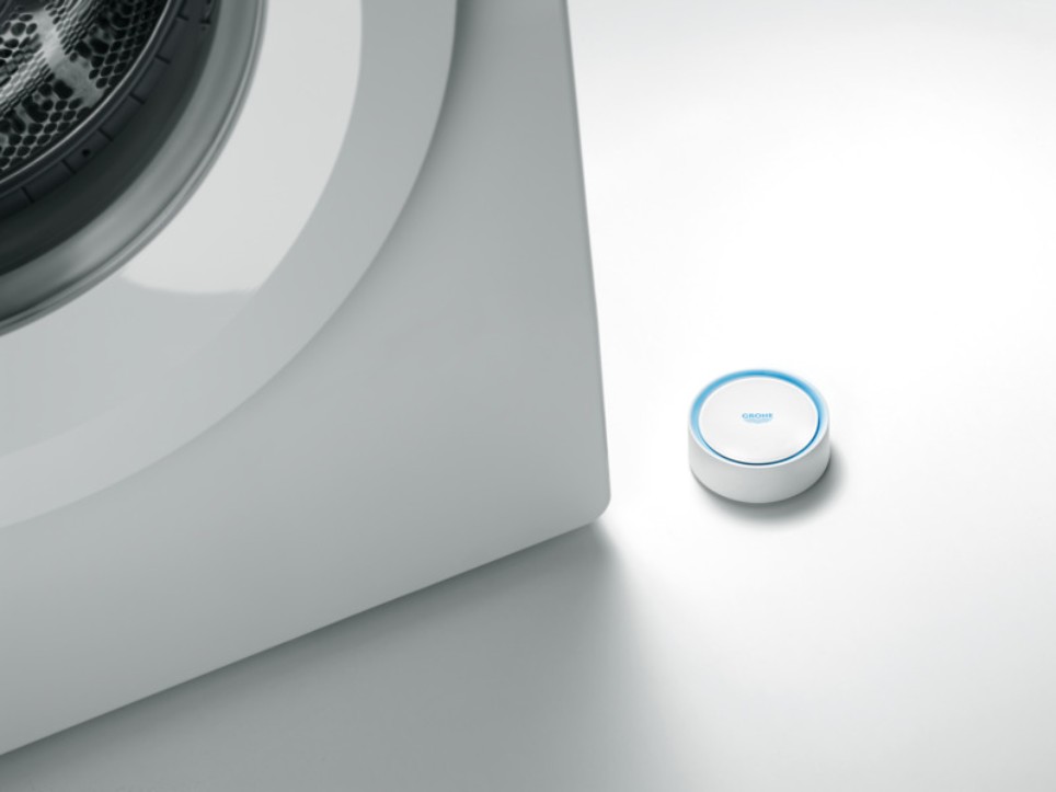 Bild vom Wassersensor GROHE Sense. Bild vom Wassersensor GROHE Sense.