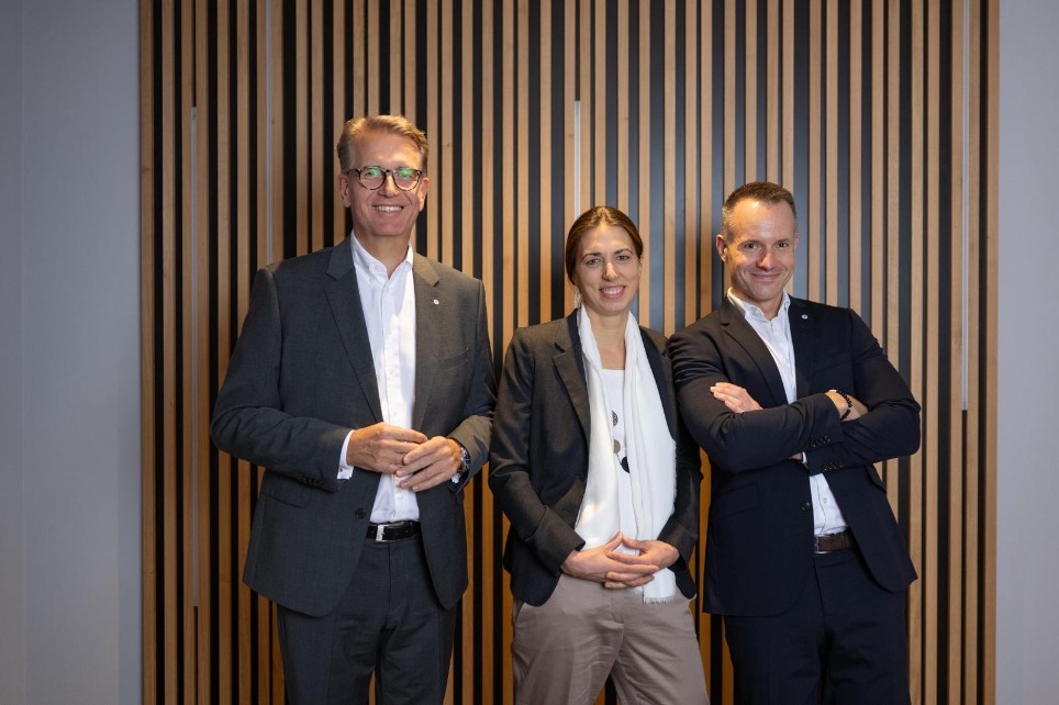 v.l.n.r. Martin Gräfer, Dr. Annika Obermayer und Maximilian Buddecke<br/>