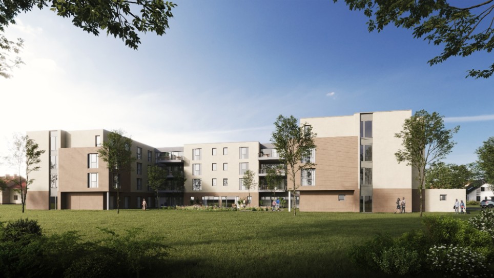 Frontansicht des Immobilienobjekts "Seniorenzentrum Hatzfeld" Frontansicht des Immobilienobjekts "Seniorenzentrum Hatzfeld"
