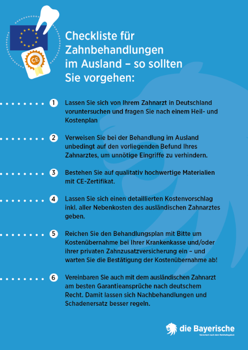 Diebayerische Ratgeber Zahnersatz Ausland Info