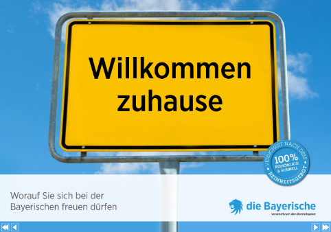 Die Bayerische Flipbook Recruiting