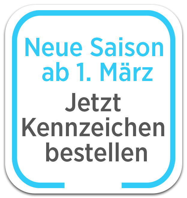 E-Scooter Störer Saison Kennzeichen